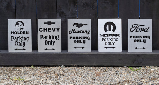 Parking Only Signs